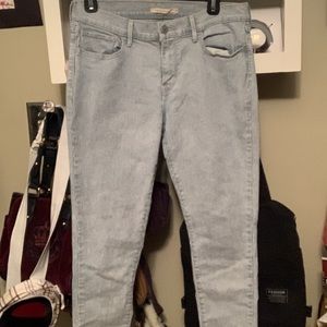 Stripped Levi’s skinny jeans